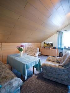 Posezení v ubytování Ferienwohnung Christel Lorenz