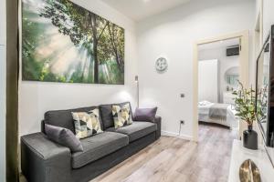 Posezení v ubytování Apartamento en excelente ubicación, centro de Barcelona