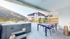 Nespecifikovaný výhled na hory nebo výhled na hory při pohledu z apartmánu