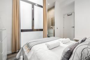 Postel nebo postele na pokoji v ubytování Apartamento en excelente ubicación, centro de Barcelona