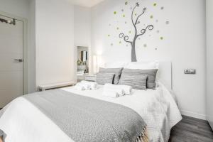 Postel nebo postele na pokoji v ubytování Apartamento en excelente ubicación, centro de Barcelona