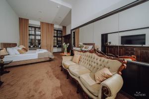 Posteľ alebo postele v izbe v ubytovaní Apartamenty Lokalna