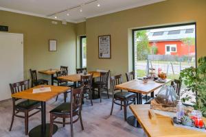 Restoran või mõni muu söögikoht majutusasutuses Scheunenbäckerei Usedom, Ostseebad Trassenheide