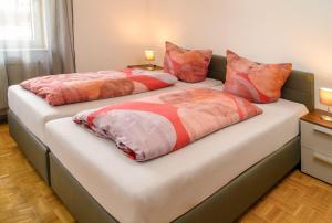 Postel nebo postele na pokoji v ubytování Haus Tanja