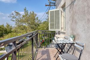 Balkón nebo terasa v ubytování Villa Targeto with Sea View