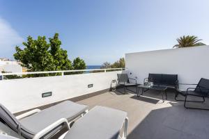 Balkon lub taras w obiekcie Luxury Frontline Poris de Abona