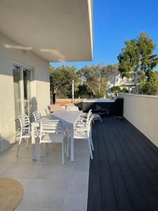 Balkón alebo terasa v ubytovaní Soltysovka apartments