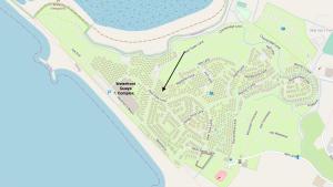un mapa que muestre la ubicación de un parque en Amble Retreat, Seal Bay Resort, en Selsey