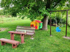 Herní místnost nebo prostor pro děti v ubytování Priestranný dom v malebnom prostredí Liptova