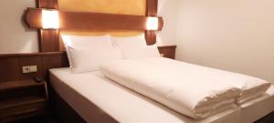 Postel nebo postele na pokoji v ubytování Hotel Garni Belvedere