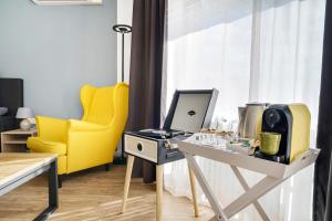 Χώρος καθιστικού στο Hotel Marktterrassen