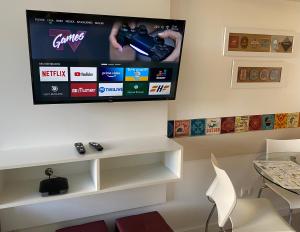 TV a/nebo společenská místnost v ubytování Green Park - Studio