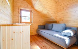 Posezení v ubytování Schoenes Holzhaus In Flattnitz