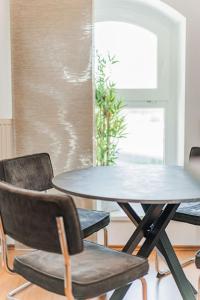 Część wypoczynkowa w obiekcie Spektakuläres Apartment ✩ 7. Stock ✩ kostenlose Parkgarage