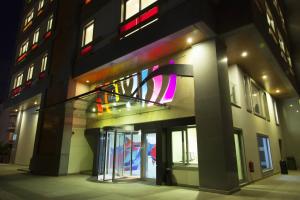 Budova, kde se aparthotel nachází