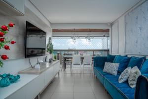 Posezení v ubytování Apartamento alto padrão Ponta Verde Maceio