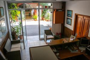 Χώρος καθιστικού στο Mirtos Hotel