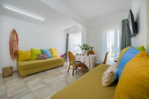 Posezení v ubytování Lucky Suites