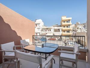 Balkón nebo terasa v ubytování Mythodea Luxury Suites