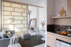 Η κουζίνα ή μικρή κουζίνα στο Eric Vökel Boutique Apartments - Amsterdam Suites