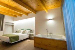 Posteľ alebo postele v izbe v ubytovaní Hotel Villa Retiro
