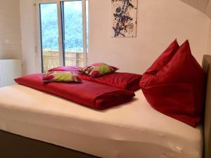 Postel nebo postele na pokoji v ubytování Ferienwohnung Kohlweis