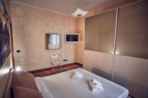 Postelja oz. postelje v sobi nastanitve Travelershome Ciampino 212 Central Station