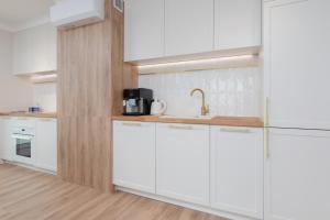 Kuchyňa alebo kuchynka v ubytovaní Wyspa Solna Kołobrzeg by Renters Prestige