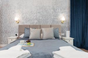 Posteľ alebo postele v izbe v ubytovaní Wyspa Solna Kołobrzeg by Renters Prestige