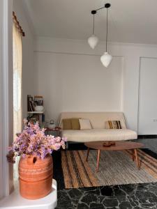 Posezení v ubytování Apartment in Paros
