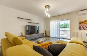 TV a/nebo společenská místnost v ubytování Three-Bedroom Apartment In Barban