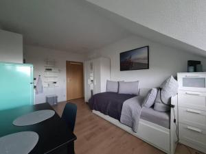 منطقة جلوس في modernes Apartment in Dresden Coschütz