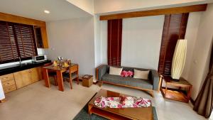 Kuchyň nebo kuchyňský kout v ubytování Aonang Phu Dahla Private Pool & Sea View - SHA Plus