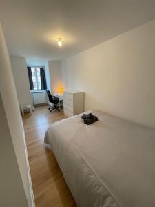 Posteľ alebo postele v izbe v ubytovaní Le Krut' Appartement spacieux et lumineux de 108m2