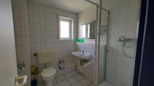 Koupelna v ubytování Ferienwohnung Weitblick Breege