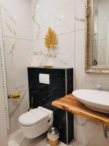 Koupelna v ubytování XuBa ApartmentRooms Messe Wien Prater