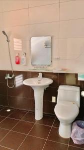 Koupelna v ubytování Sanli B&B