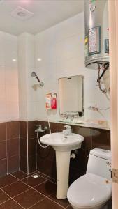Koupelna v ubytování Sanli B&B