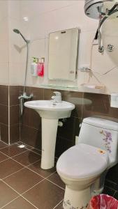 Koupelna v ubytování Sanli B&B