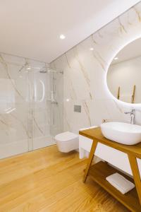 A bathroom at Casa Vieira Lobo