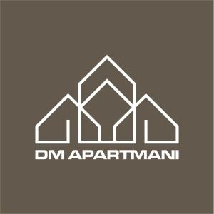 un logo per un edificio di un appartamento della dm di DM apartman Beograd a Vračar (historical)