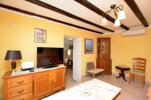 TV a/nebo společenská místnost v ubytování Apartment Stari Grad