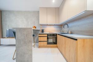 Kuchyňa alebo kuchynka v ubytovaní Style apartment studio Kabeny