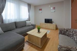 A television and/or entertainment centre at Apartman Luka