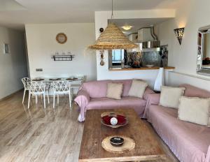 Posezení v ubytování Apartamento Mar i Sol El Cotillo + 33 fotografií