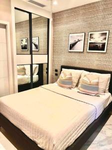 Postel nebo postele na pokoji v ubytování Lovely 2 beds apartment Cana Rock beach , pool Punta Cana