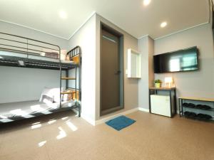Kuchyňa alebo kuchynka v ubytovaní OYO Hostel Dongdaemun1