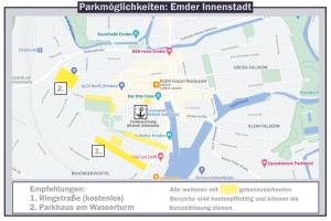 エムデンにあるAltstadt Ankerplatzのフィラデルフィア市地図