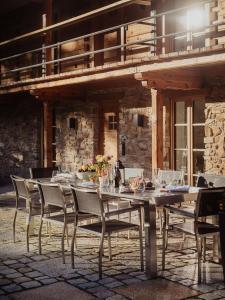ห้องอาหารหรือที่รับประทานอาหารของ Die Suttenhütte