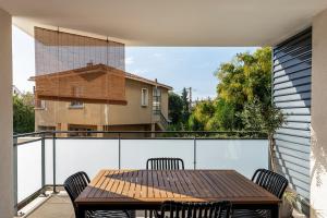 A balcony or terrace at Borely - appartement avec terrasse